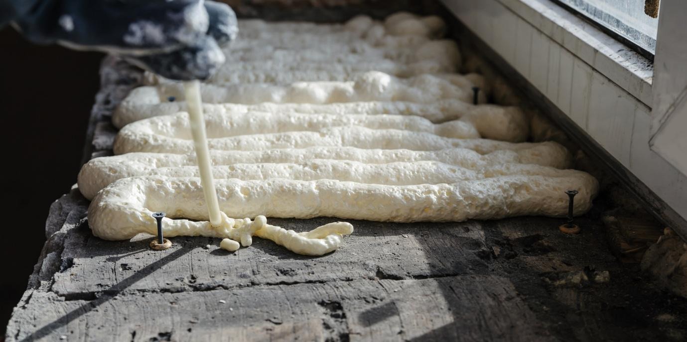 Aislantes térmicos para paredes: Espuma de poliuretano