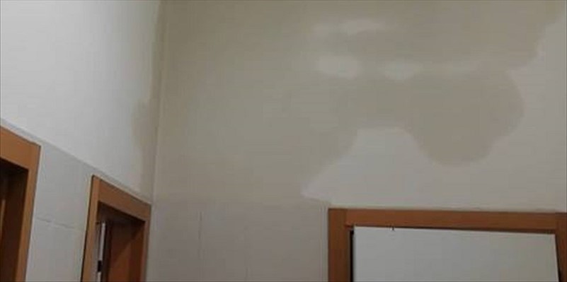 Ejemplo de Filtración de agua en edificio